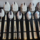 Talheres de Aço Inoxidável 24 Peças + Caixa de Madeira de Brinde