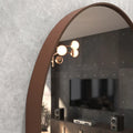Espelho Decorativo Geométrico Oval Side Mirror